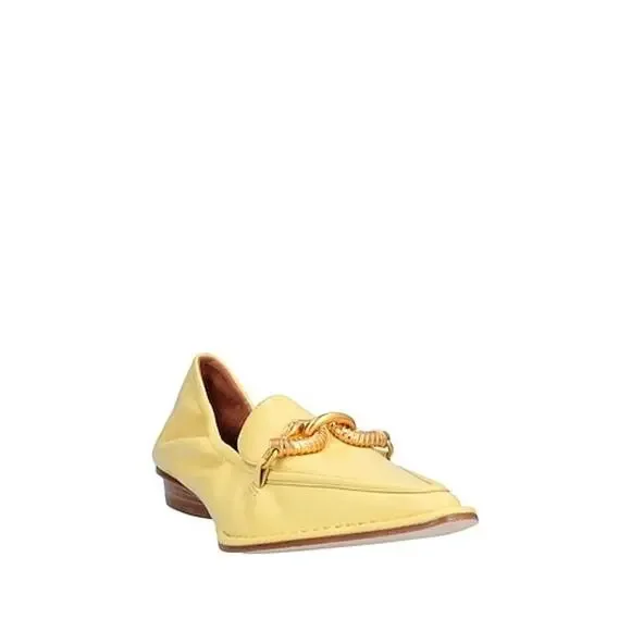 TORY BURCH Jessa Pointy-Toe Loafer - Butter Yellow/ Butter Yellow - Picture 4 of 5